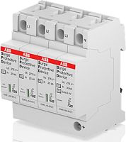 Устройство защиты от импульсных перенапряжений ABB OVR T2 3N 40-275 P QS картинка